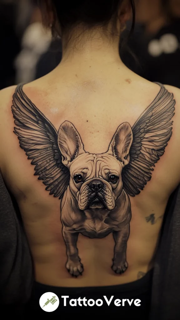 Bulldog with Wings