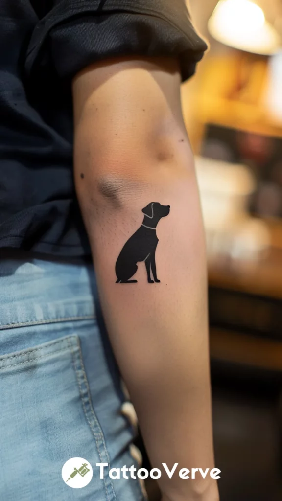 Dog's Shadow Tattoo