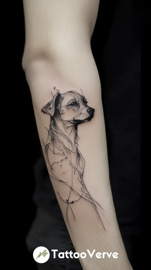 Abstract Linework Dog Sleeve