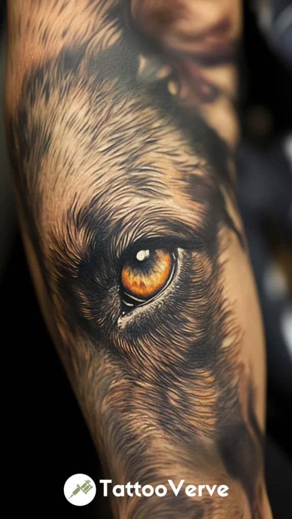Dog Eye Detail Sleeve