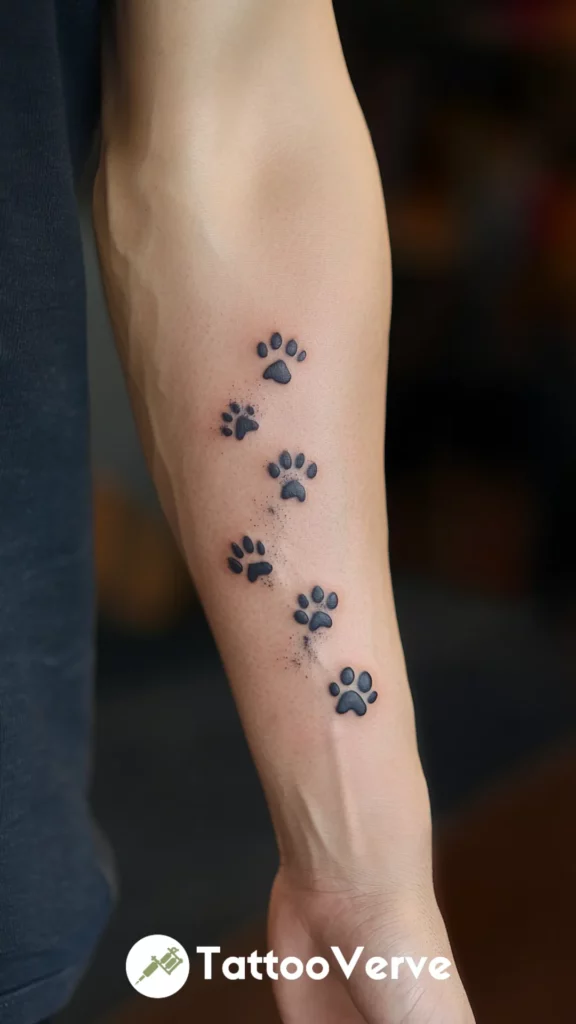 Dog Paw Trail Sleeve